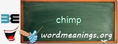 WordMeaning blackboard for chimp